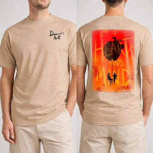 T-SHIRT HEART Sabbia #chooseurcolor