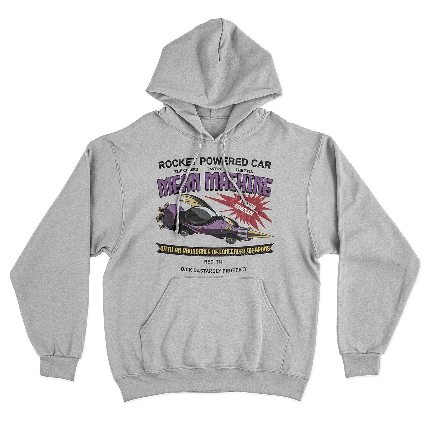 Felpa Cappuccio MEAN MACHINE- WACKY RACES - DICK E MUTTLEY - #chooseurcolor