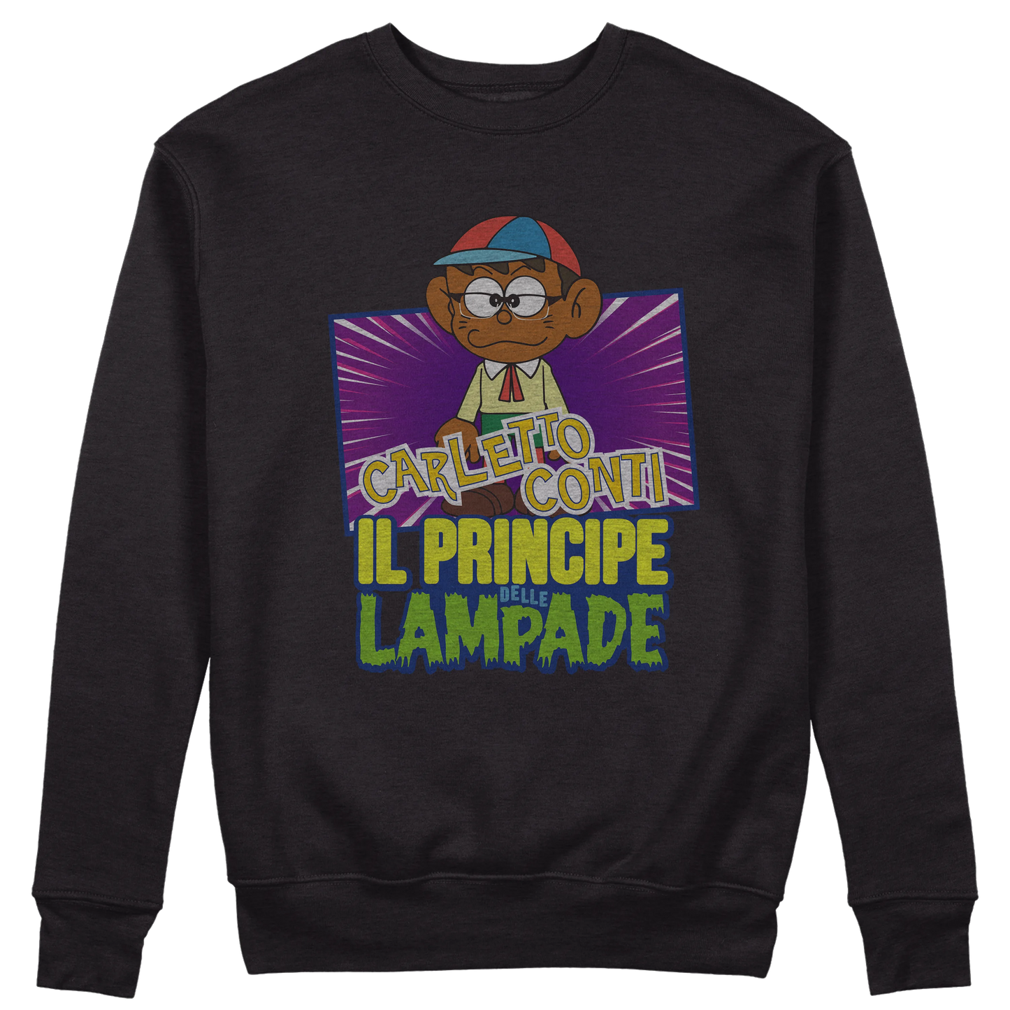 CUC GIROCOLLO CARLETTO CONTI - Unisex - PERSONAGGI FAMOSI - Divertente - Anime - #chooseurcolor