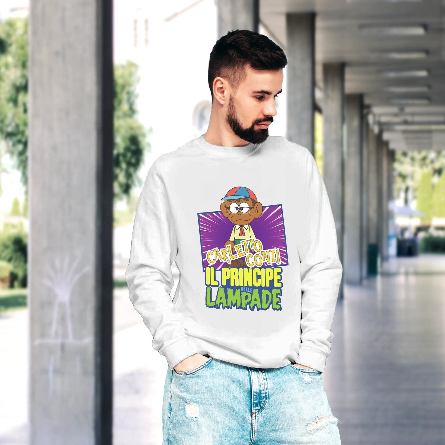 CUC GIROCOLLO CARLETTO CONTI - Unisex - PERSONAGGI FAMOSI - Divertente - Anime - #chooseurcolor