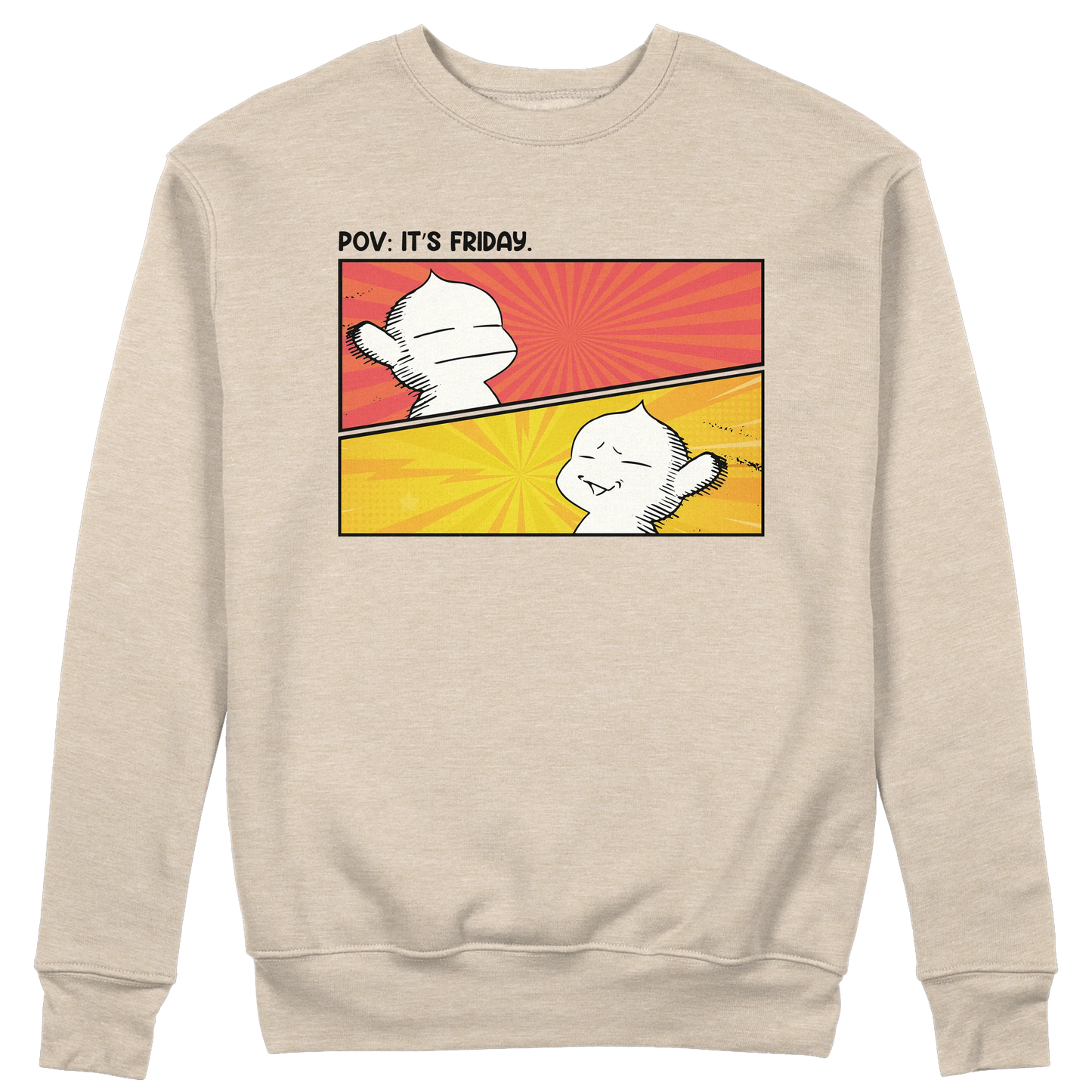 CUC GIROCOLLO PUCK FRIDAY -  Unisex - ANIME MANGA - Berserk - Meme - Divertente -  #chooseurcolor