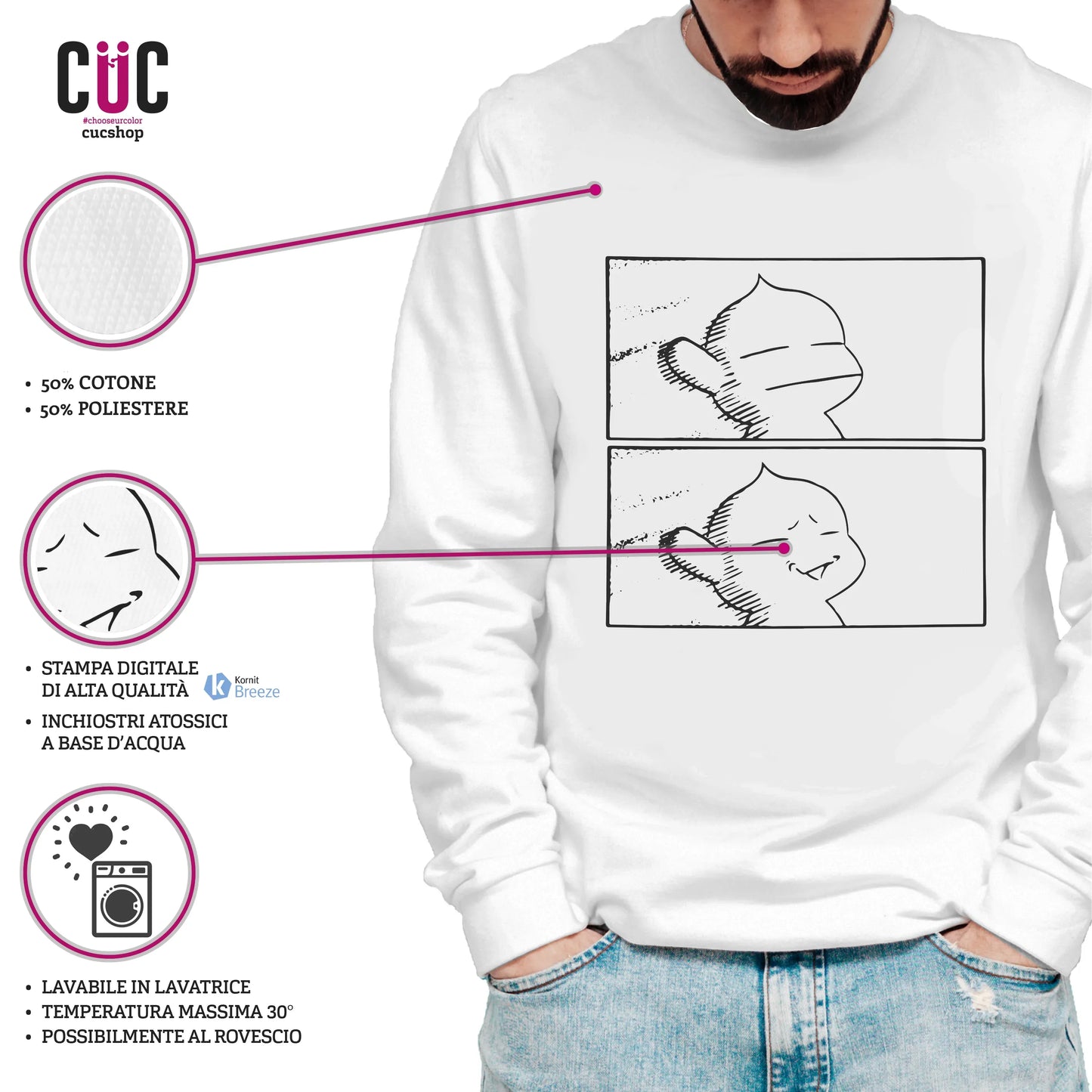 CUC GIROCOLLO PUCK BERSERK -  Unisex - ANIME MANGA #chooseurcolor