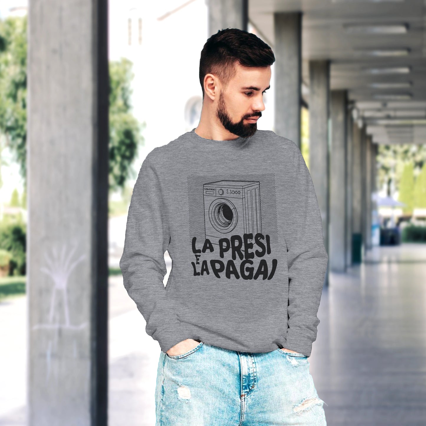 CUC GIROCOLLO La Lavatrice -  Unisex - PERSONAGGI FAMOSI- scherzo telefonico - Mario Magnotta -  #chooseurcolor