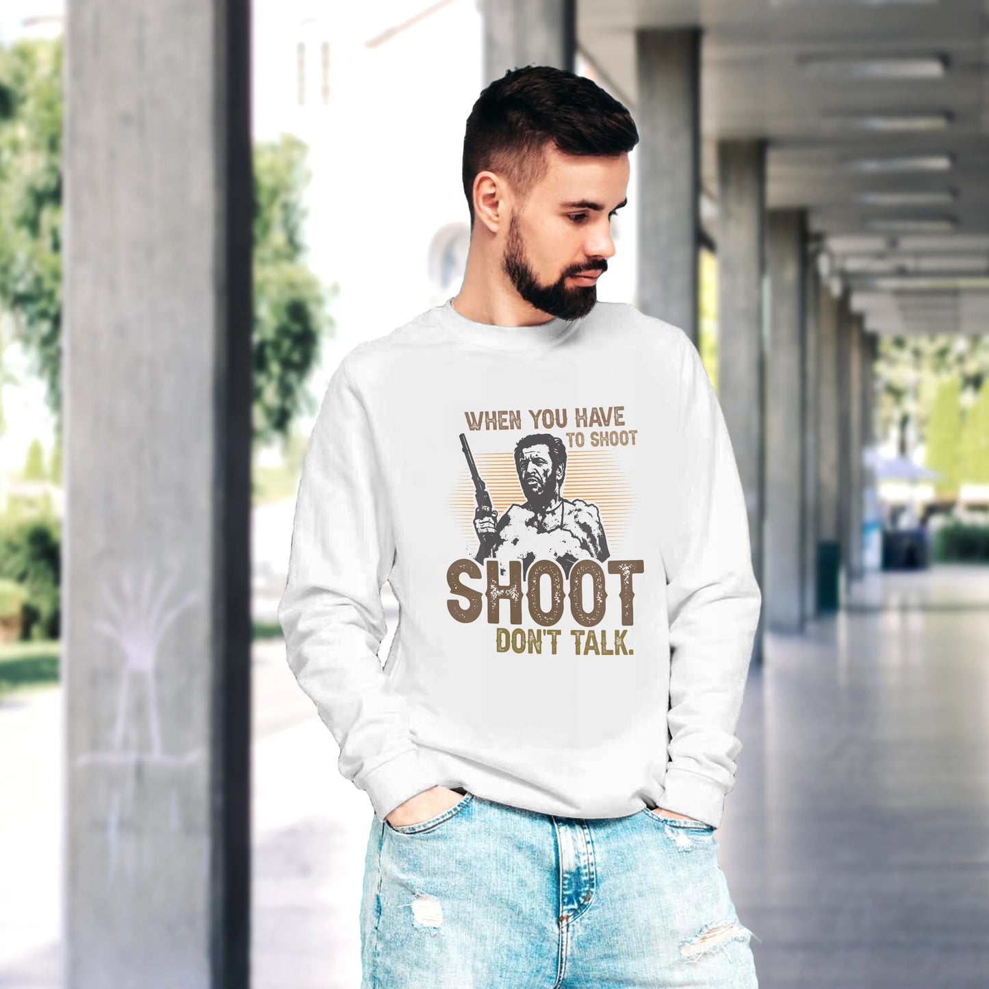CUC GIROCOLLO WHEN YOU HAVE TO SHOOT SHOOT -  Unisex - FILM - Il Bello il Brutto Il Cattivo - Cult -  #chooseurcolor