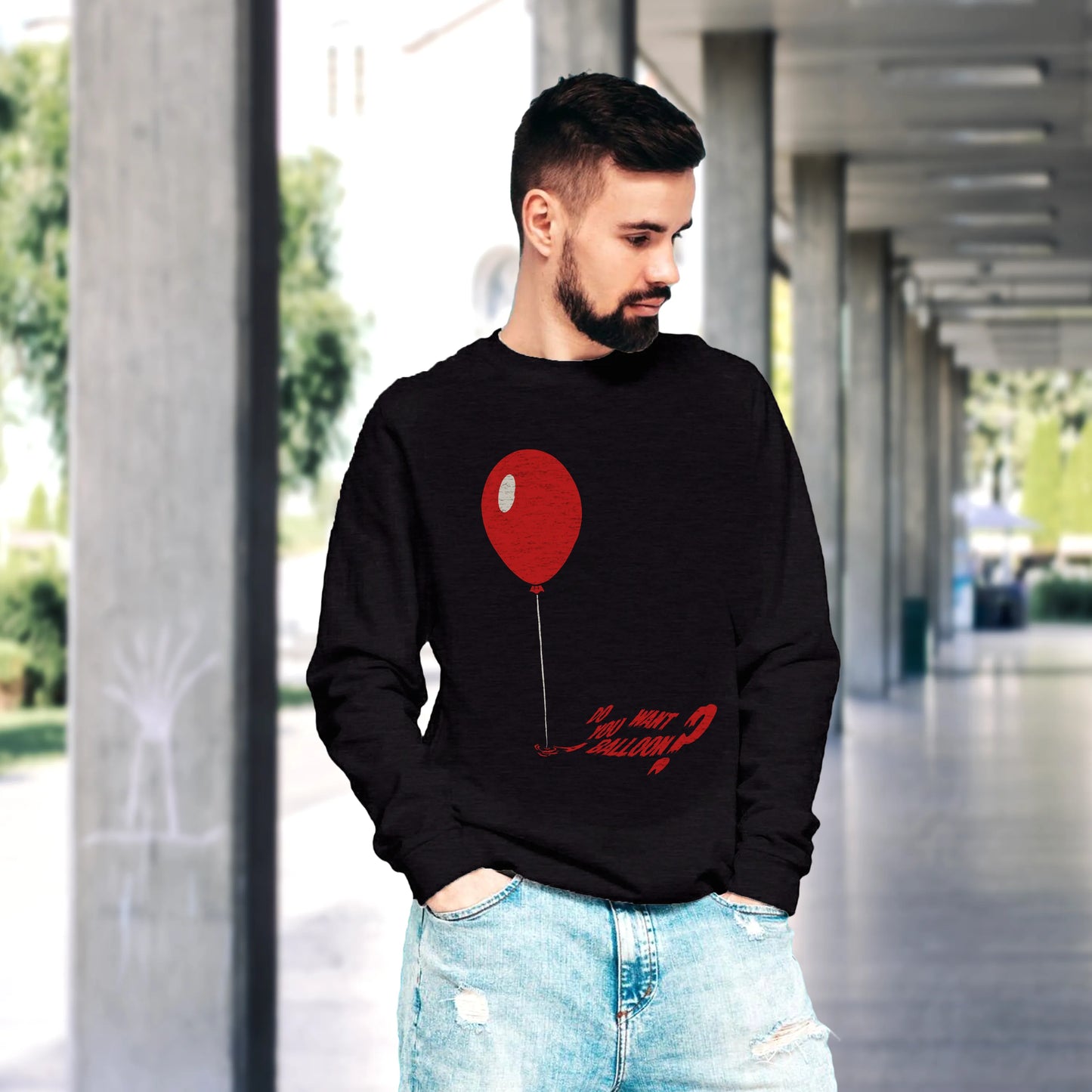 CUC GIROCOLLO Do you want a balloon? -  Unisex - FILM - IT - Pennywise - Stephen King -  #chooseurcolor