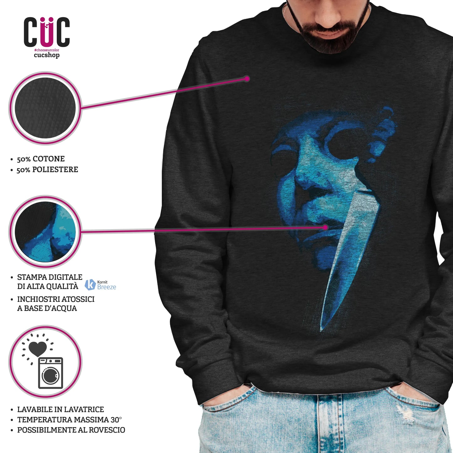 CUC GIROCOLLO Halloween 6 -  Unisex - FILM - Horror - Cult -  #chooseurcolor