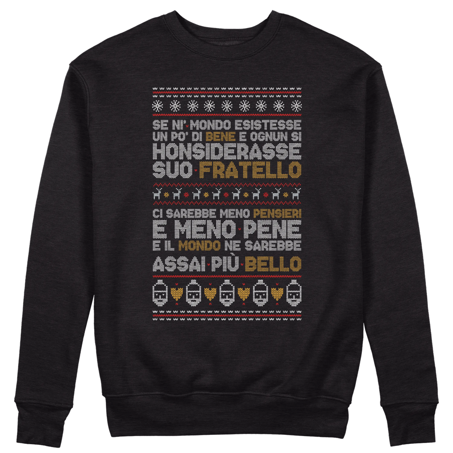 CUC GIROCOLLO Poesia Natalizia -  Unisex - PERSONAGGI FAMOSI - Natale - Patchani -  #chooseurcolor