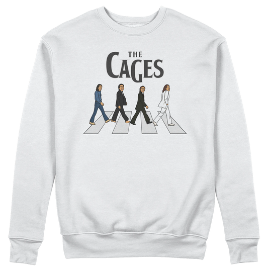 CUC GIROCOLLO THE CAGES - Unisex - FILM - MUSICA - PERSONAGGI FAMOSI - Divertente - Nicolas Cage - Beatles - Abbey Road - #chooseurcolor