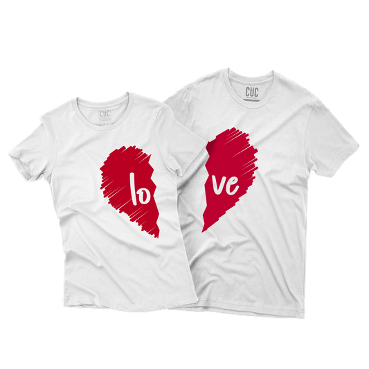 CUC T-SHIRT SAN VALENTINO LOVE - REGALO PER COPPIA - #chooseurcolor
