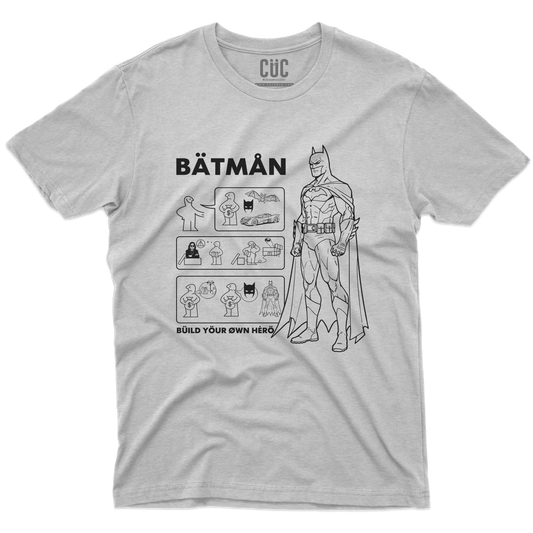 CUC T-SHIRT BATMAN BUILD YOUR HERO - FILM - Cult - Divertente -  #chooseurcolor