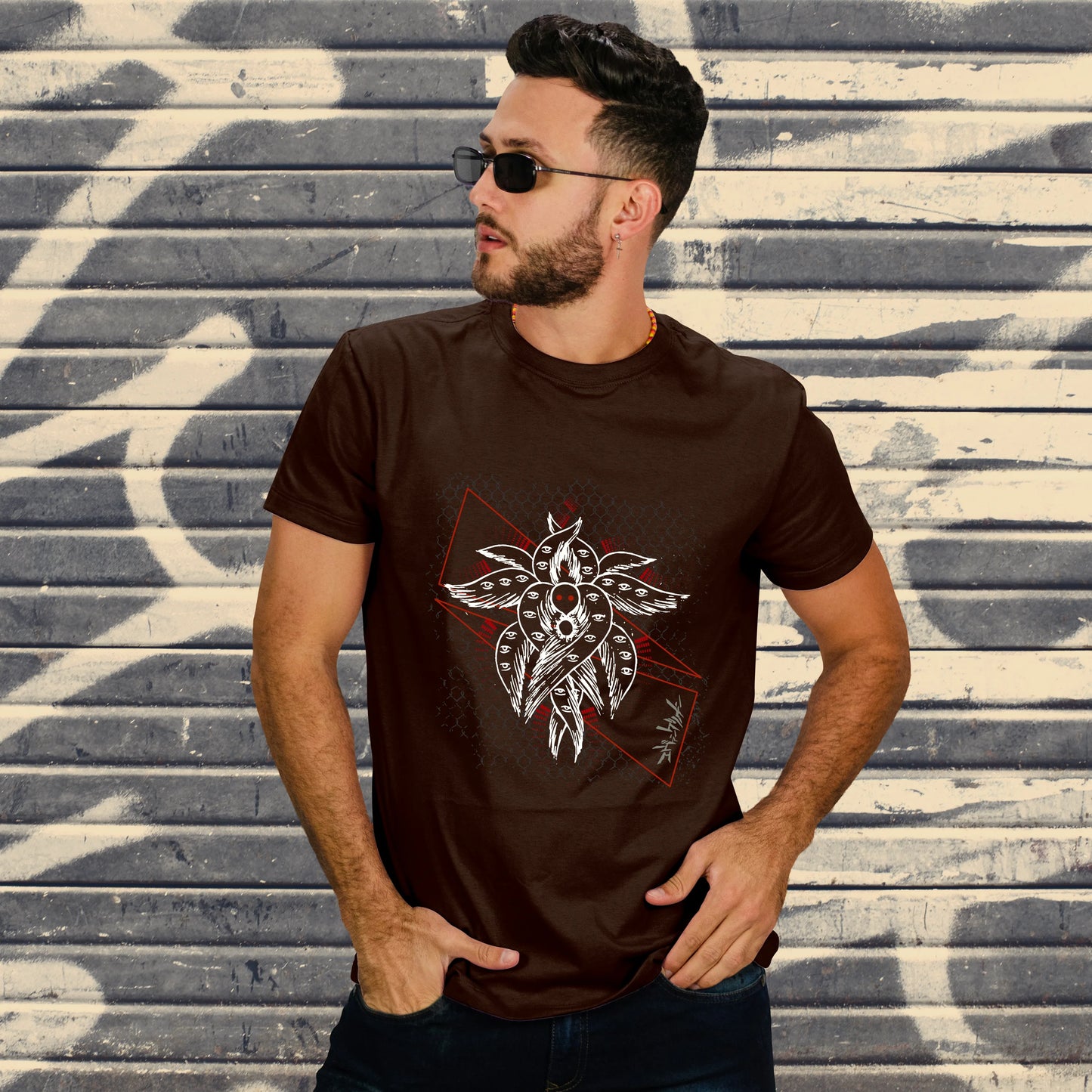 CUC T-SHIRT EVA SHITO SYMBOL - ANIME MANGA - NEON GEN -  #chooseurcolor