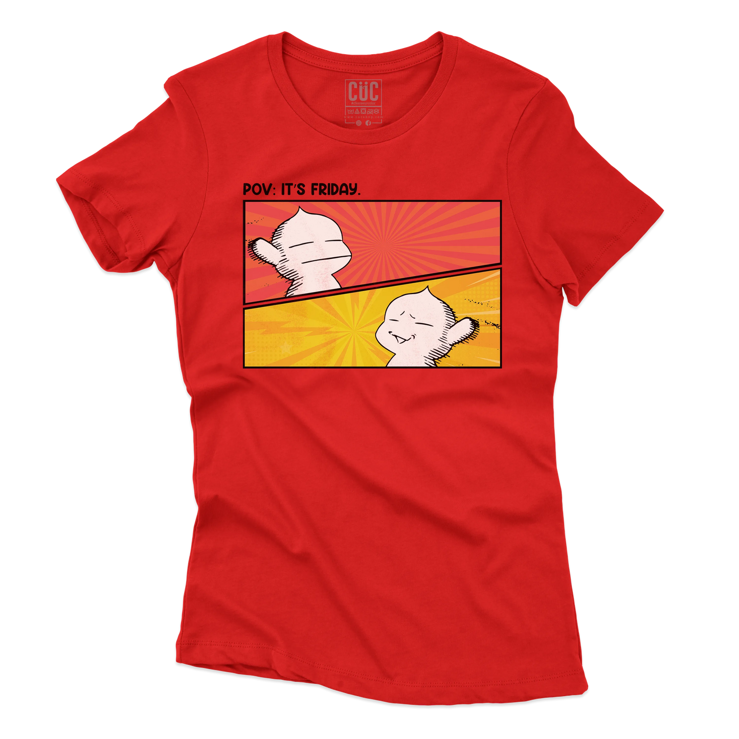 CUC T-SHIRT PUCK FRIDAY - ANIME MANGA - Berserk - Meme - Divertente -  #chooseurcolor