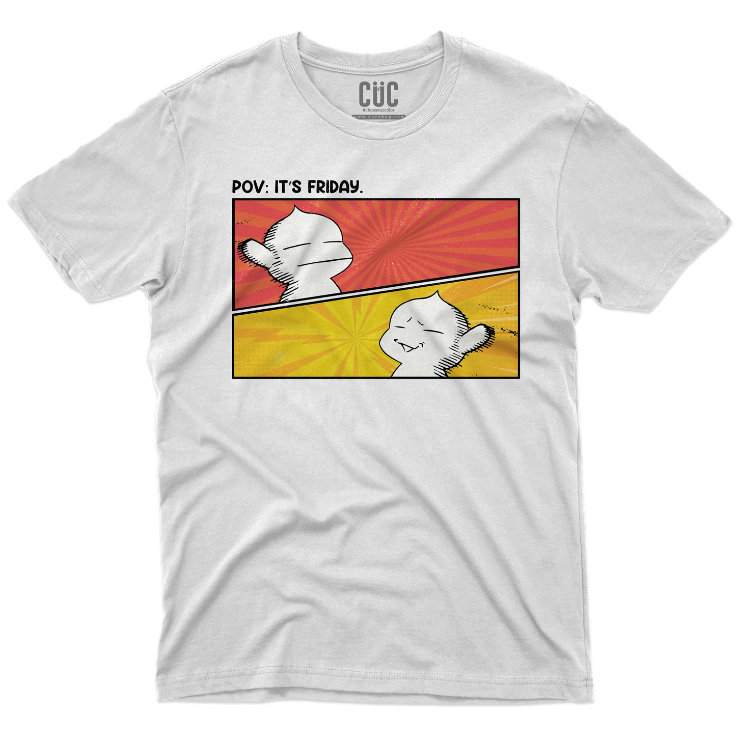 CUC T-SHIRT PUCK FRIDAY - ANIME MANGA - Berserk - Meme - Divertente -  #chooseurcolor