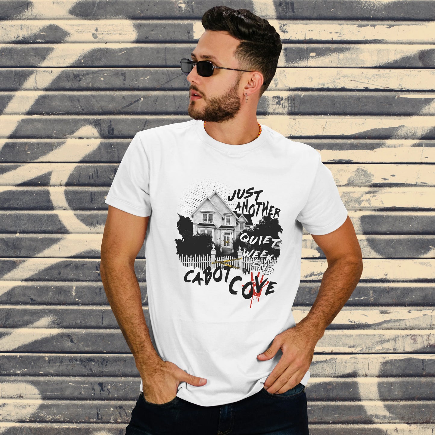CUC T-SHIRT Just Another Quiet Weekend in Cabot Cove - PERSONAGGI FAMOSI - Jessica Fletcher - La signora in giallo - #chooseurcolor