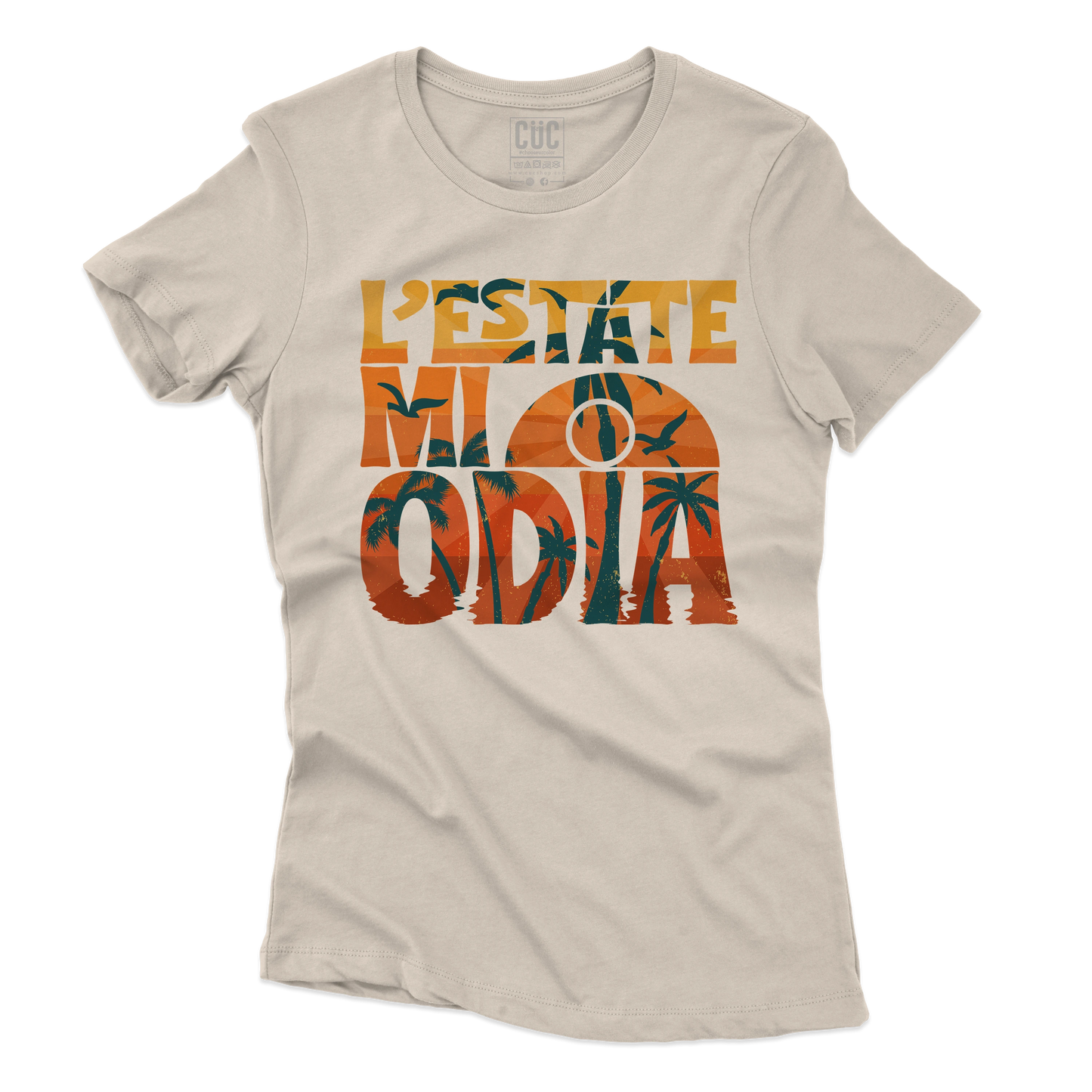 CUC T-SHIRT L’estate mi odia - divertente -  #chooseurcolor
