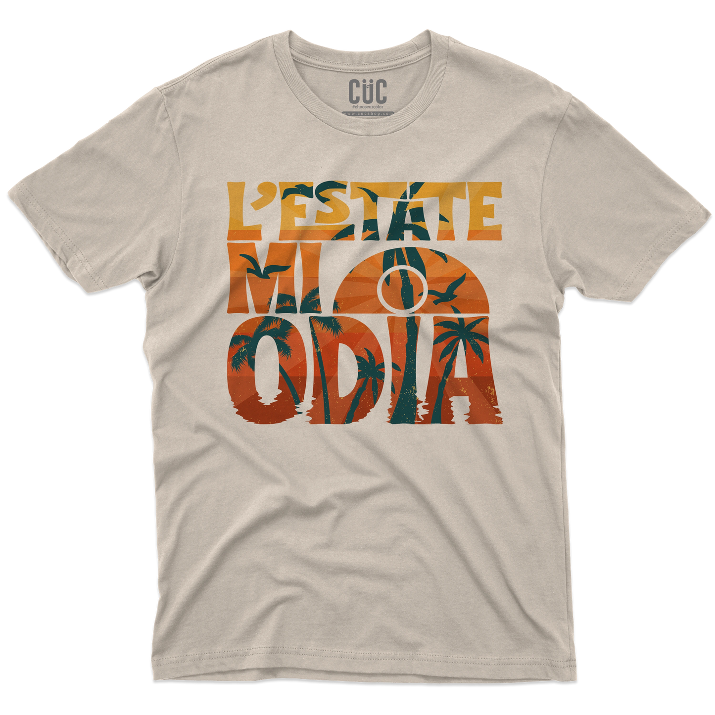 CUC T-SHIRT L’estate mi odia - divertente -  #chooseurcolor