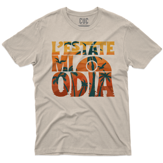 CUC T-SHIRT L’estate mi odia - divertente -  #chooseurcolor