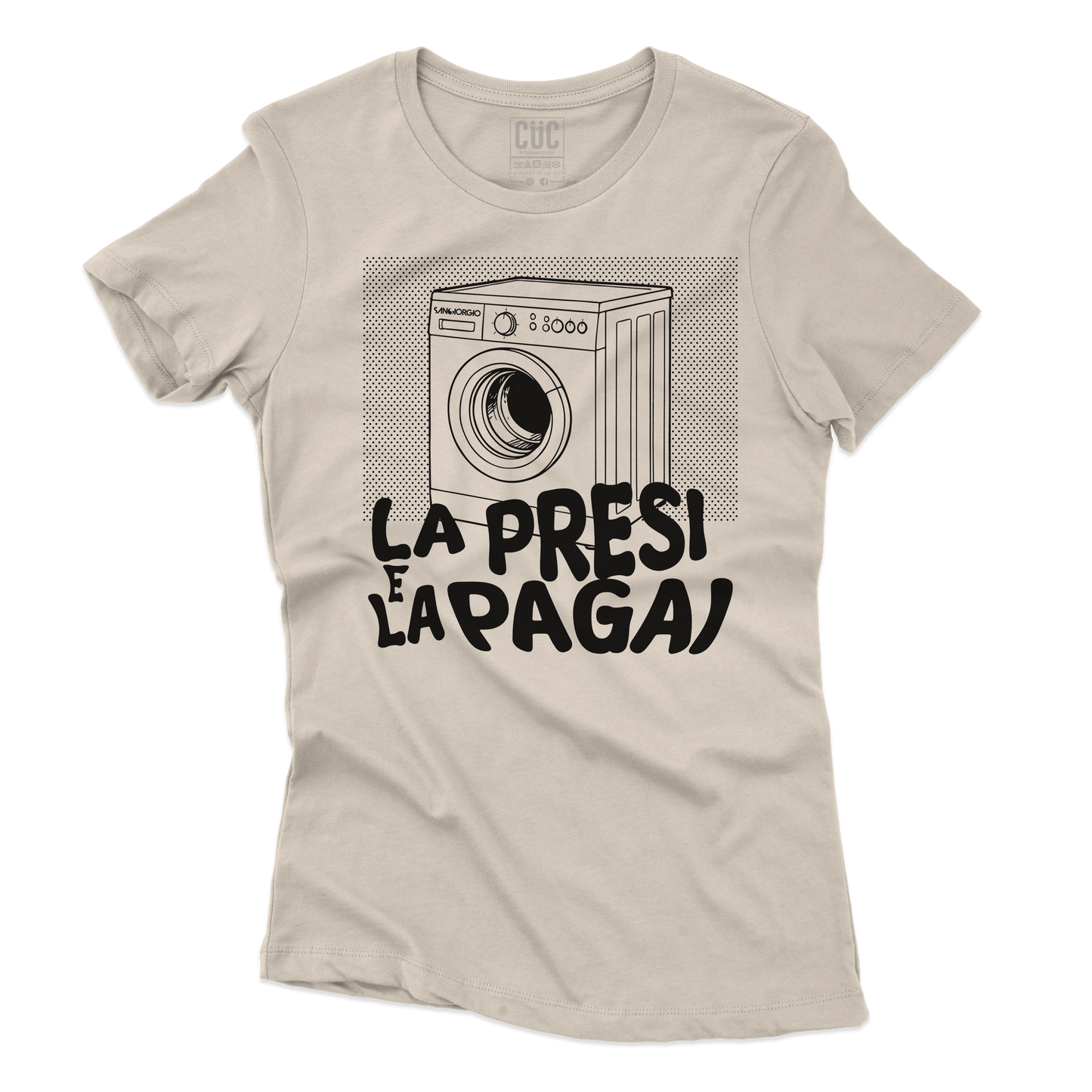 CUC T-SHIRT La Lavatrice - PERSONAGGI FAMOSI- scherzo telefonico - Mario Magnotta - #chooseurcolor