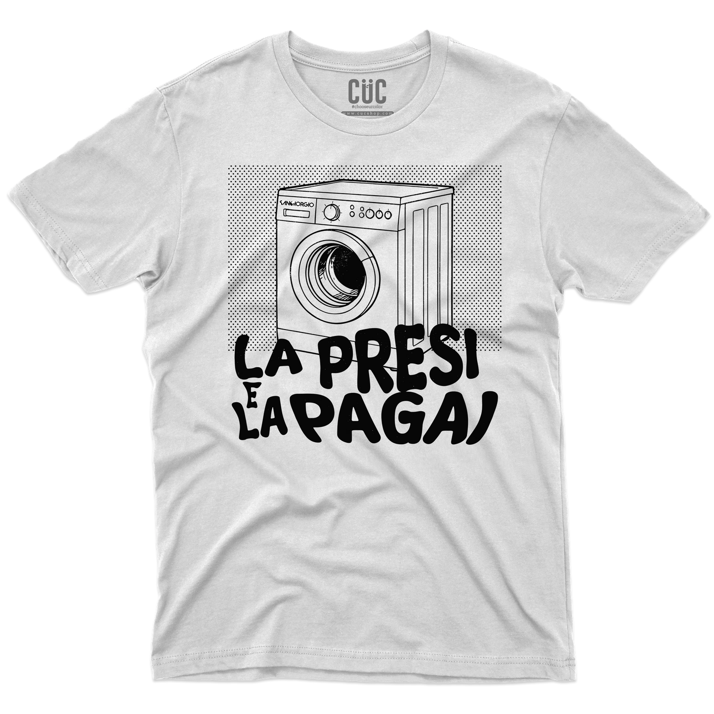 CUC T-SHIRT La Lavatrice - PERSONAGGI FAMOSI- scherzo telefonico - Mario Magnotta - #chooseurcolor