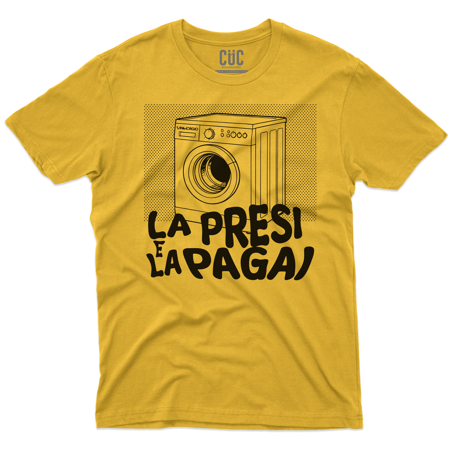 CUC T-SHIRT La Lavatrice - PERSONAGGI FAMOSI- scherzo telefonico - Mario Magnotta - #chooseurcolor