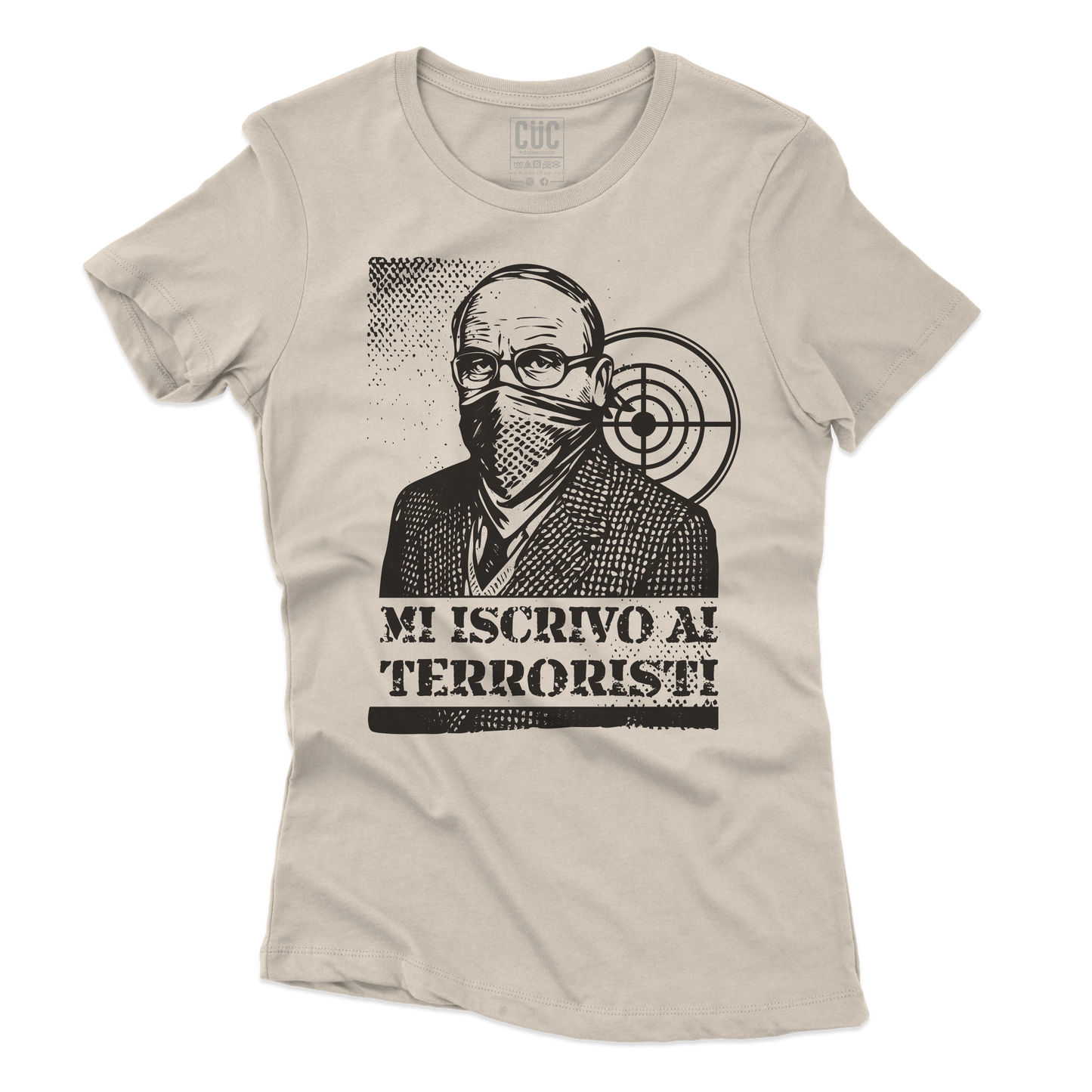 CUC T-SHIRT MI ISCRIVO AI TERRORISTI - PERSONAGGI FAMOSI - scherzo telefonico - Magnotta - La lavatrice - #chooseurcolor
