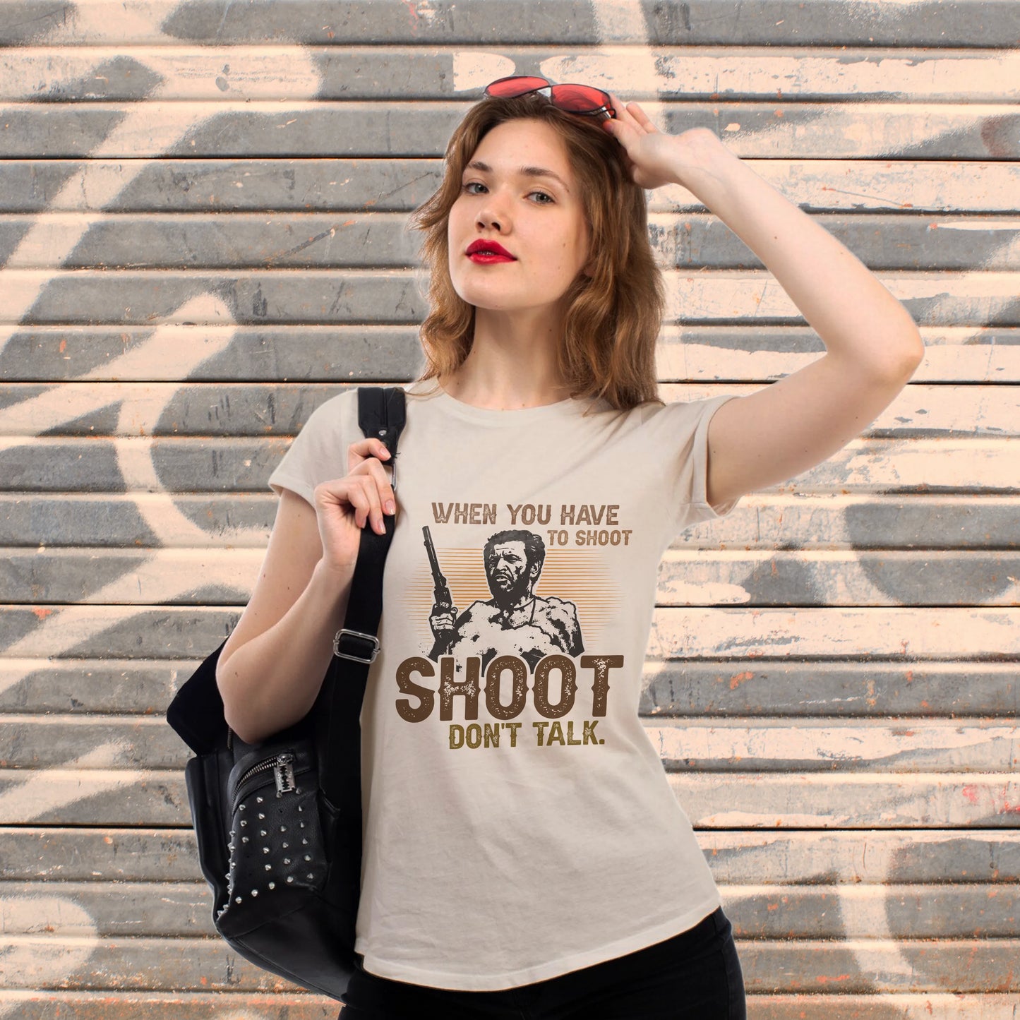 CUC T-SHIRT WHEN YOU HAVE TO SHOOT SHOOT - FILM - Il Bello il Brutto Il Cattivo - Cult -  #chooseurcolor