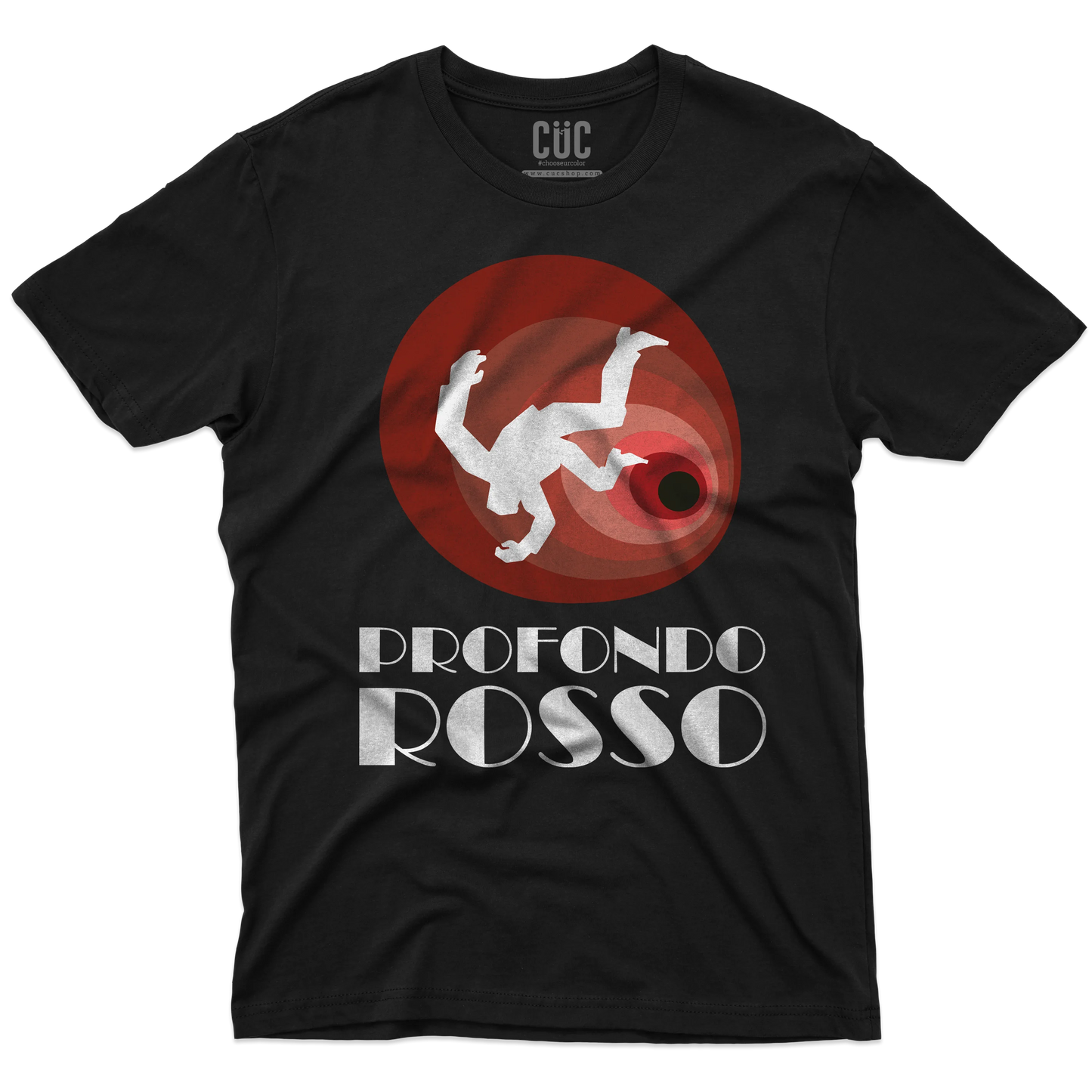 CUC T-SHIRT Profondo Rosso - FILM - Cult - Cinema Italiano -  #chooseurcolor