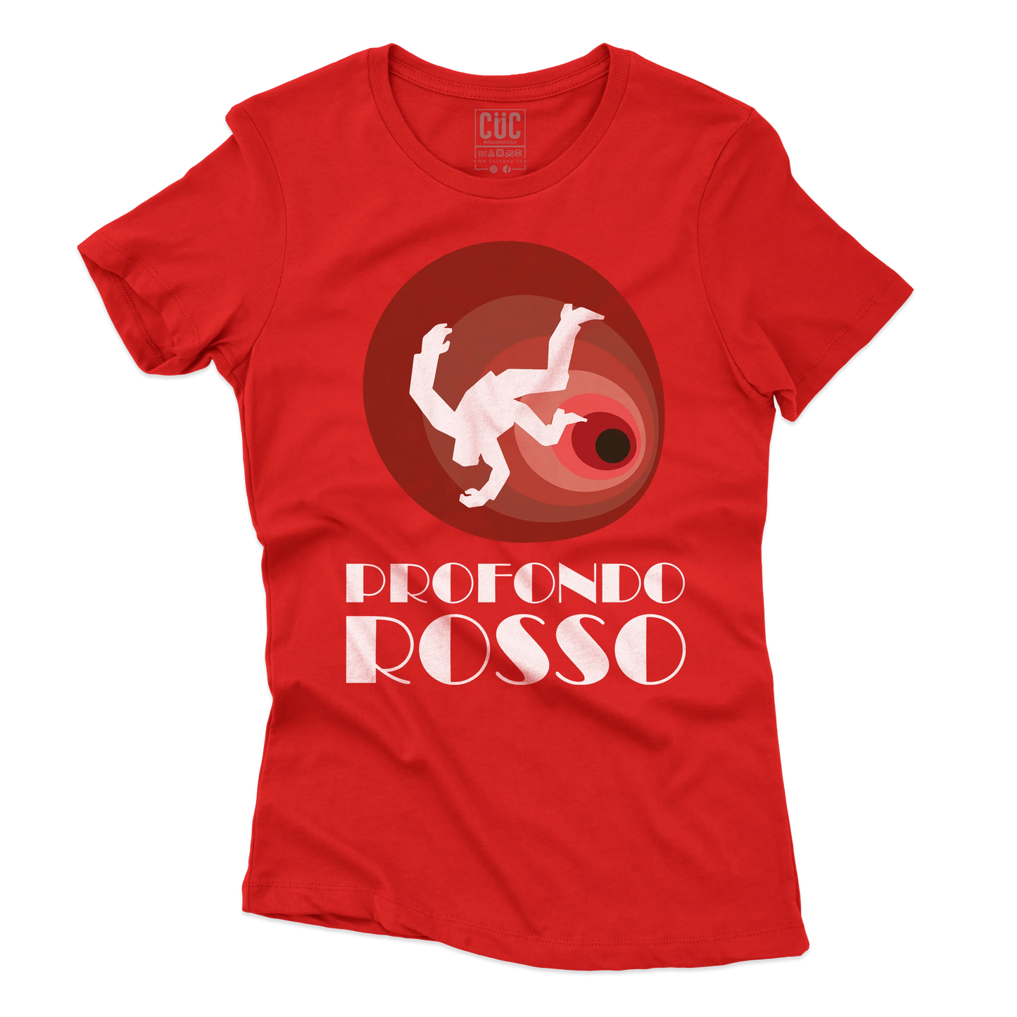 CUC T-SHIRT Profondo Rosso - FILM - Cult - Cinema Italiano -  #chooseurcolor