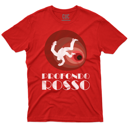 CUC T-SHIRT Profondo Rosso - FILM - Cult - Cinema Italiano -  #chooseurcolor