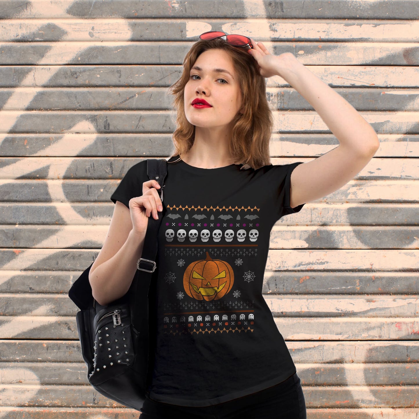 CUC T-SHIRT Ugly Halloween Sweater - Divertente  - Spooky Season -  #chooseurcolor