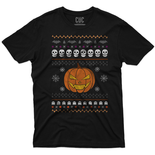 CUC T-SHIRT Ugly Halloween Sweater - Divertente  - Spooky Season -  #chooseurcolor
