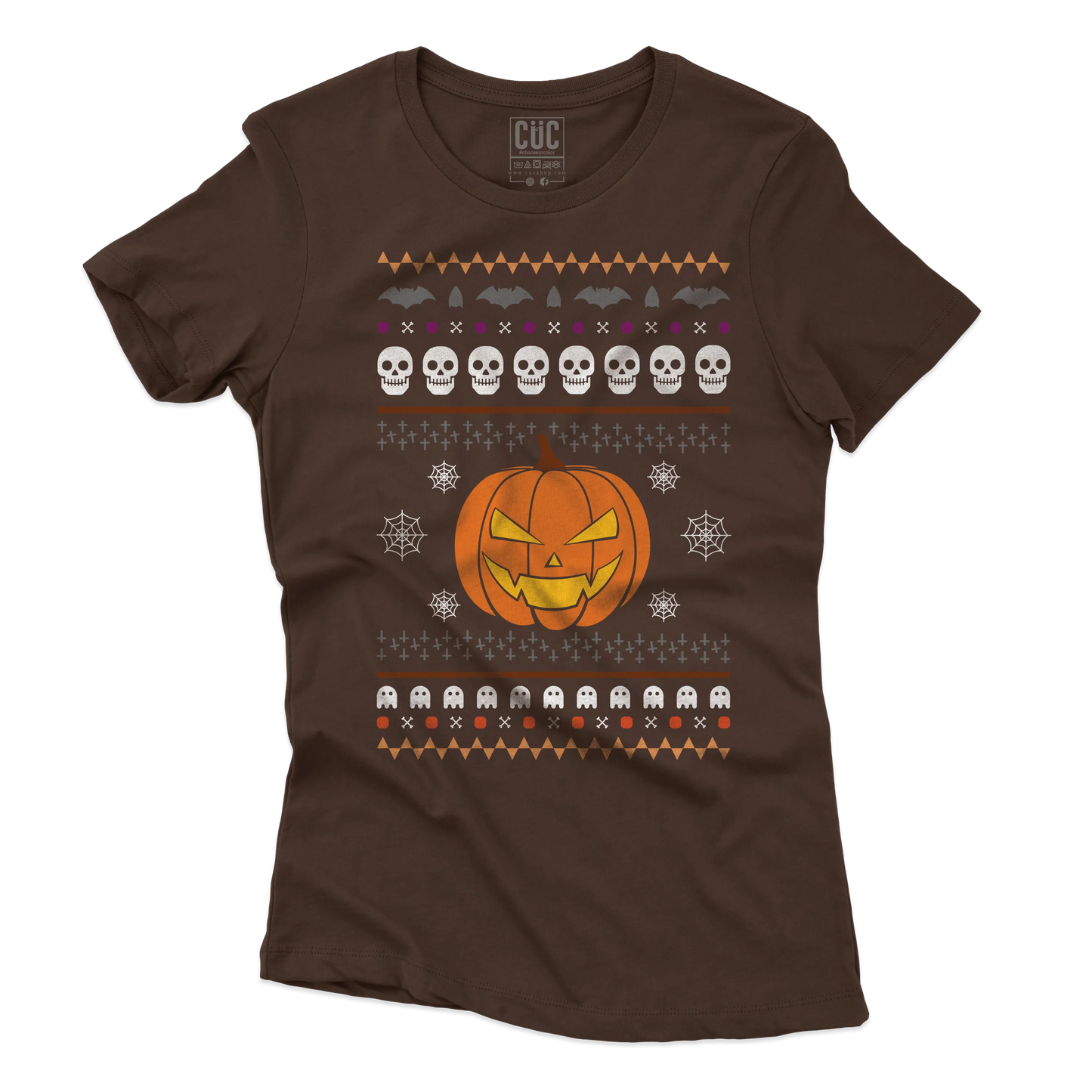 CUC T-SHIRT Ugly Halloween Sweater - Divertente  - Spooky Season -  #chooseurcolor
