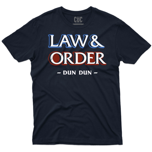 CUC T-SHIRT Sigla Law & Order - SERIE TV - Crime - #chooseurcolor