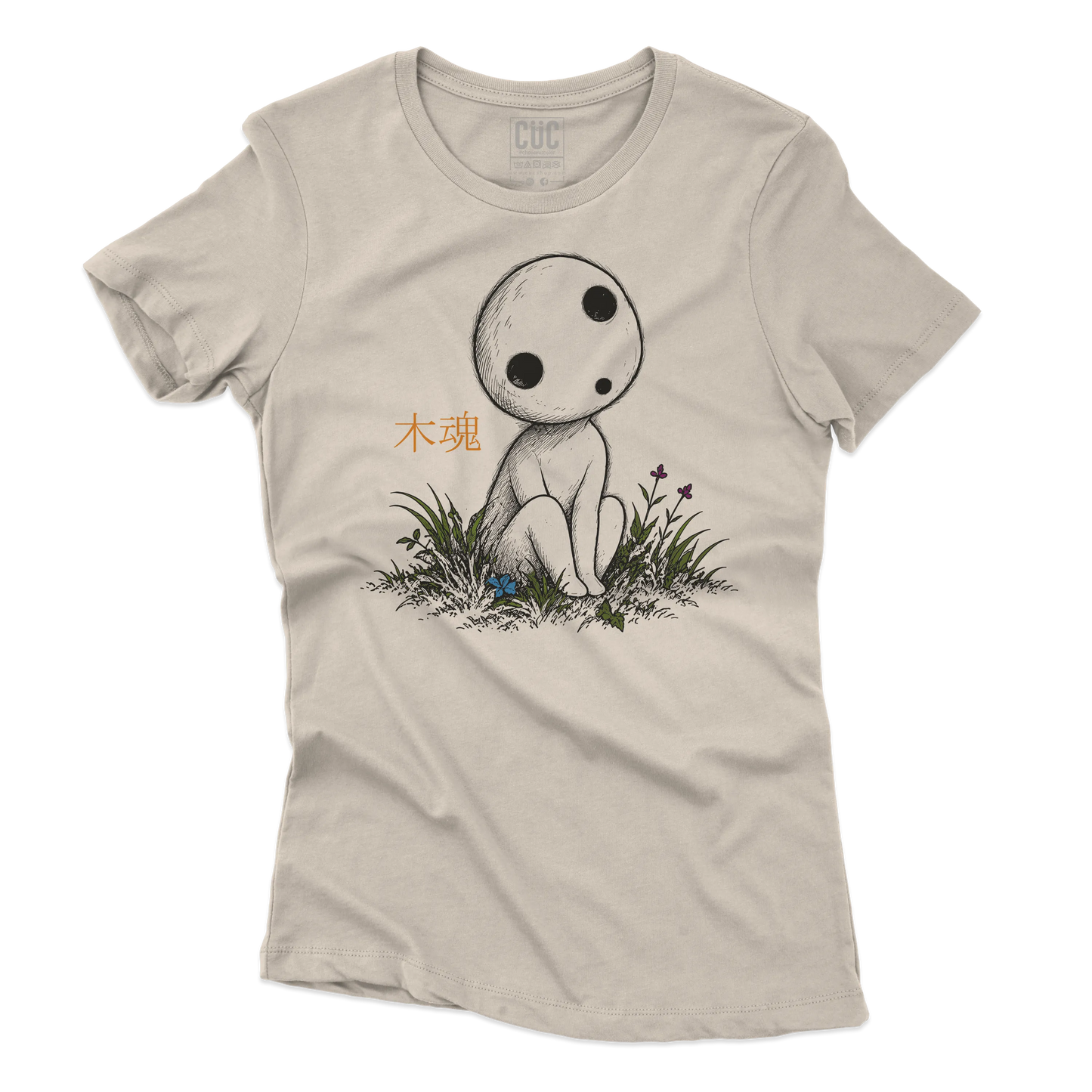 CUC T-SHIRT KODAMA Spirito degli alberi - ANIME MANGA - PERSONAGGI FAMOSI - Giappone - Folklore - #chooseurcolor
