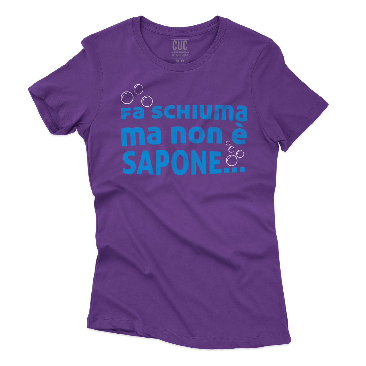 CUC T-SHIRT Fa schiuma ma non è sapone - PERSONAGGI FAMOSI - Cult - Programmi TV - #chooseurcolor