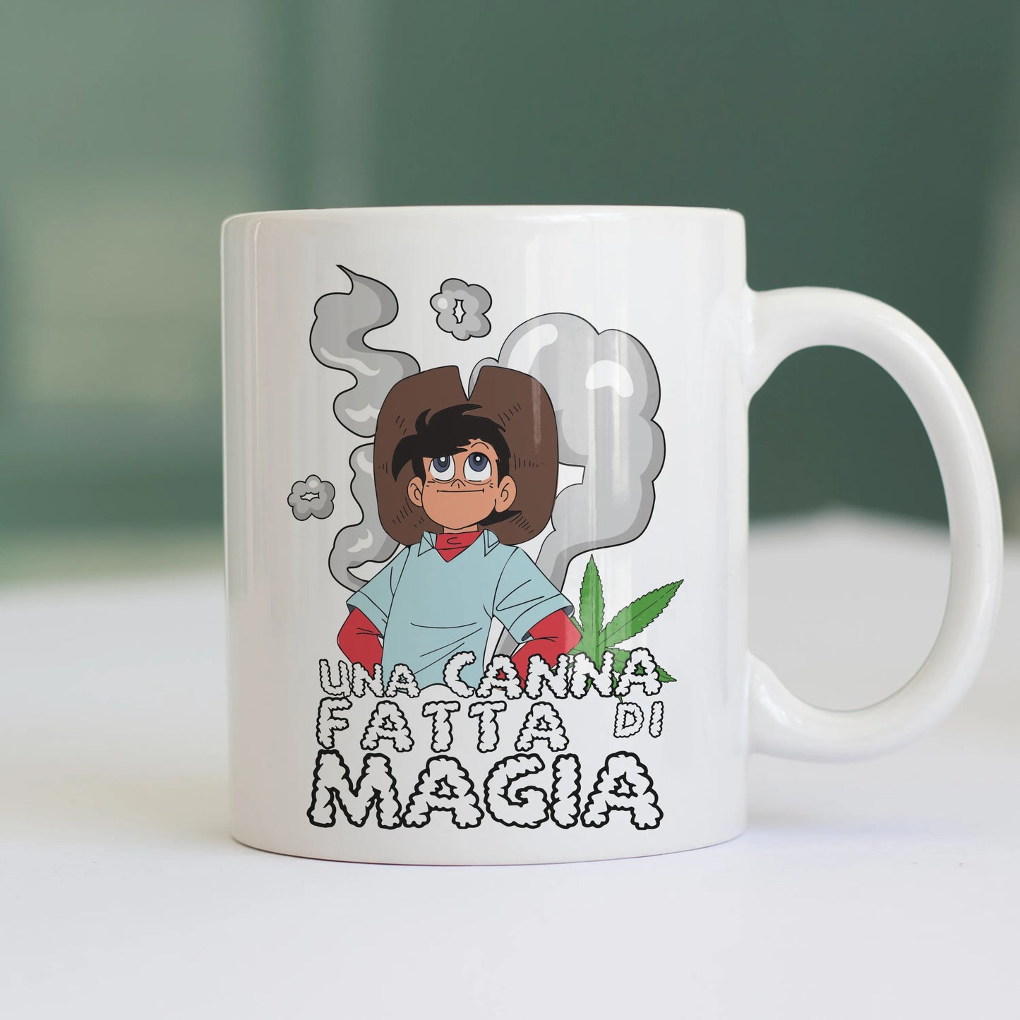 CUC TAZZA Una canna fatta di magia - ANIME MANGA - Divertente -  #chooseurcolor