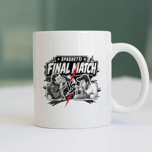CUC TAZZA IN CERAMICA SPAGHETTI THE FINAL MATCH - FILM - PERSONAGGI FAMOSI - Divertente - Italian Style - #chooseurcolor