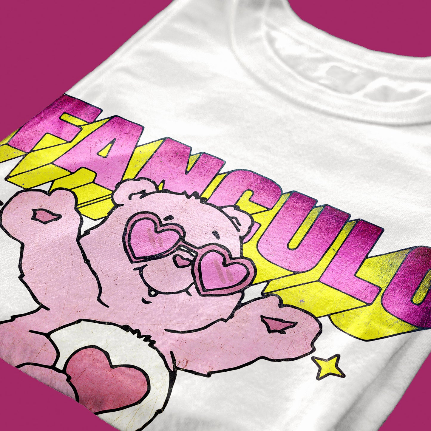 T-SHIRT FANCULO BITCHES MEME DIVERTENTE ORSI DEL CUORE Bianca #chooseurcolor