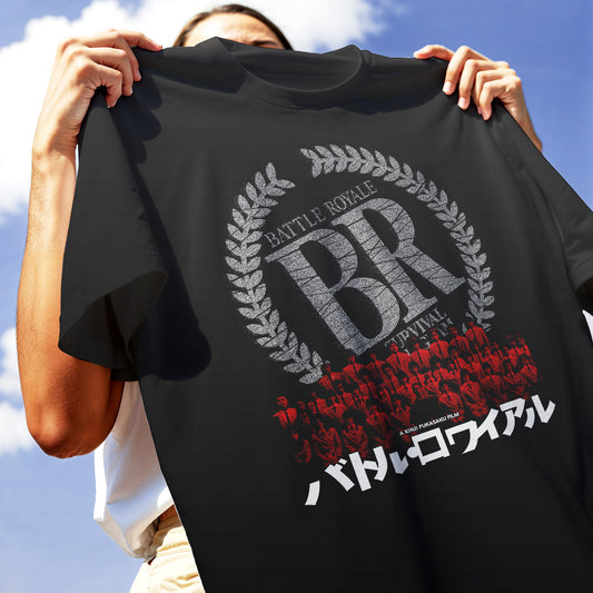 T-SHIRT BATTLE ROYALE japan cult movie film Nera #chooseurcolor