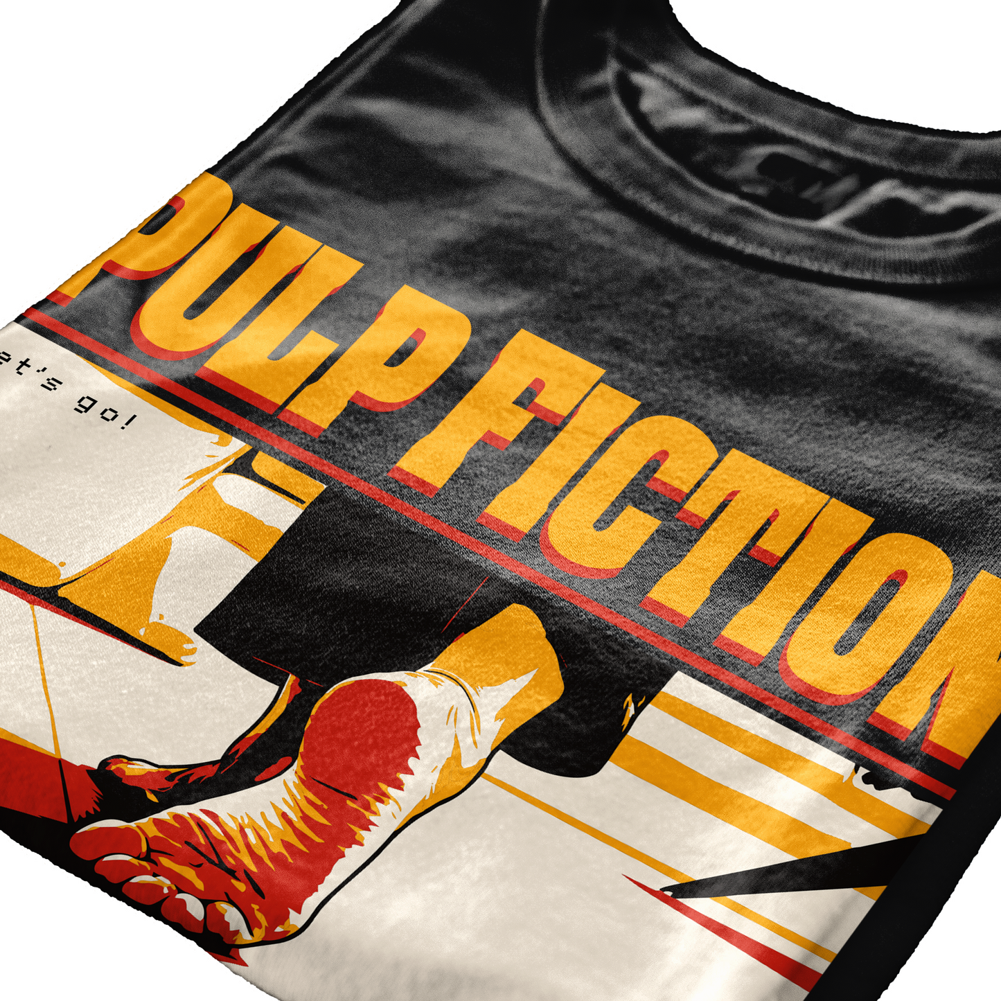 T-SHIRT MIA FEET pulp fiction tarantino #chooseurcolor