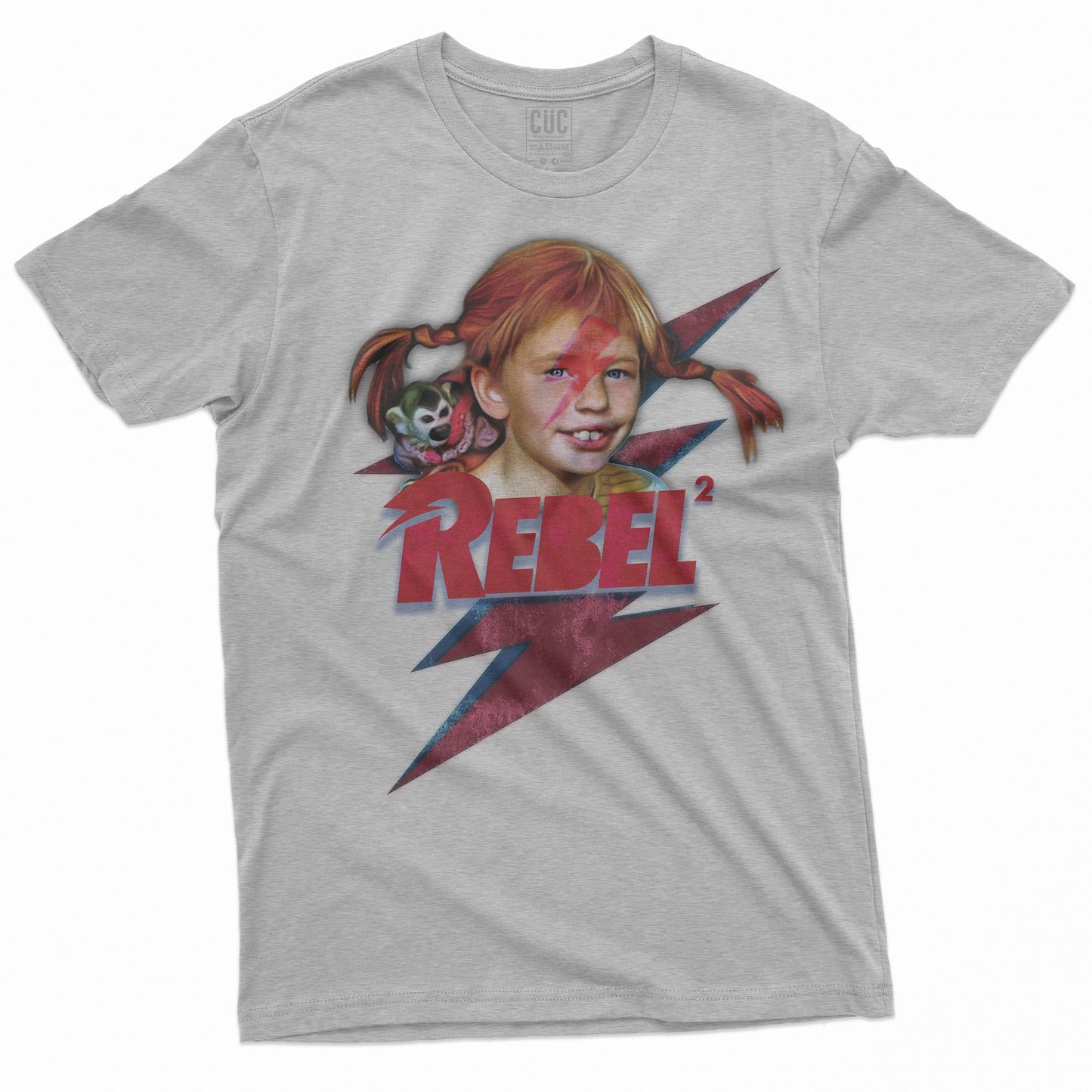 CUC T-Shirt PIPPI REBEL - pippi like David - serie tv - funny #chooseurcolor