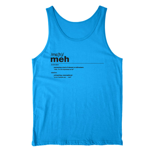 Canotta MEH Definizione - Divertente #chooseurcolor