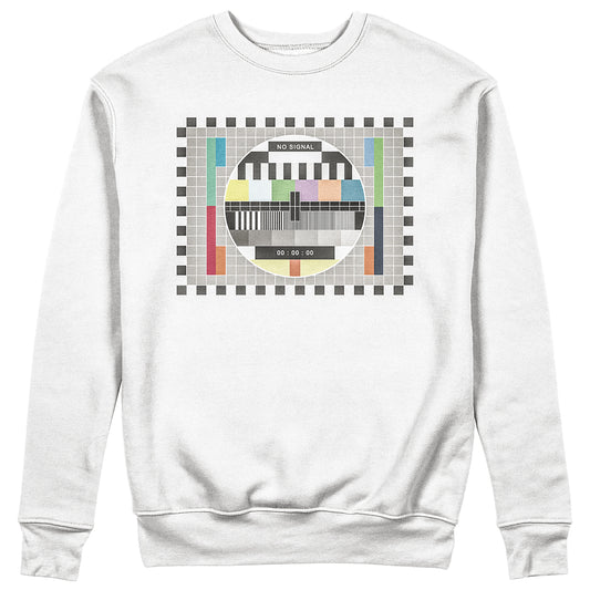 Felpa Girocollo NO SIGNAL TV - Vintage - Retro Love #chooseurcolor