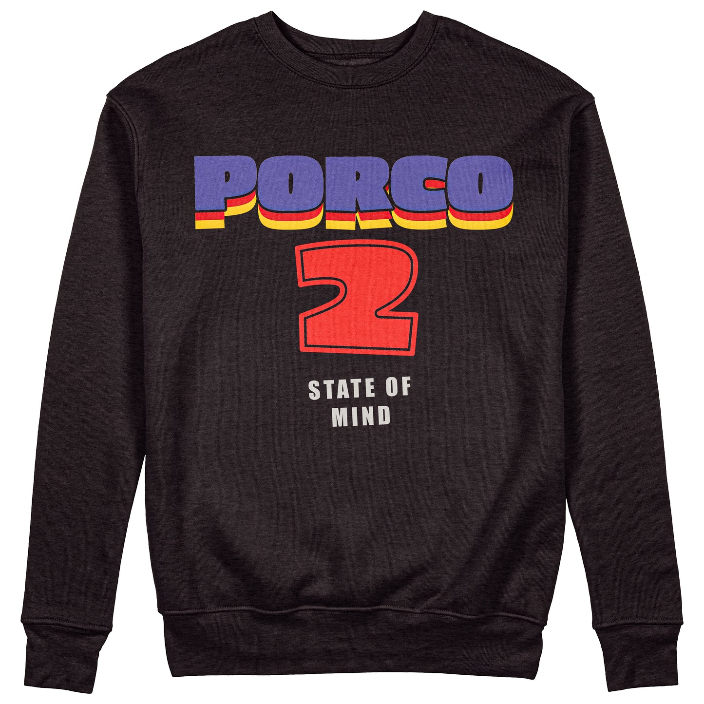 Felpa Girocollo Unisex PORCO 2 State of mind - porcodue - Divertente #chooseurcolor