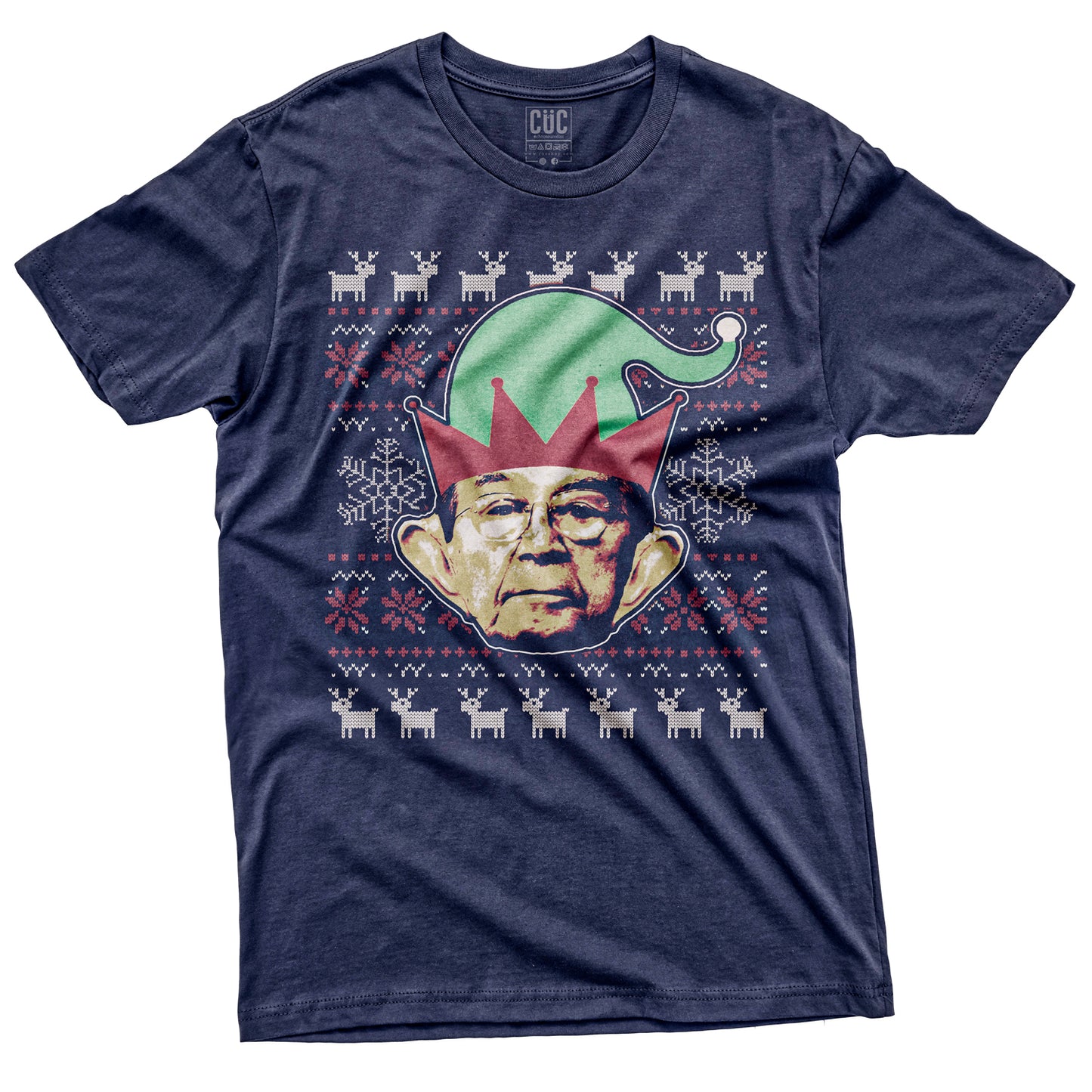 CUC T-Shirt ANDREOTTI ELFO XMAS - Natale - Prima Repubblica  #chooseurcolor