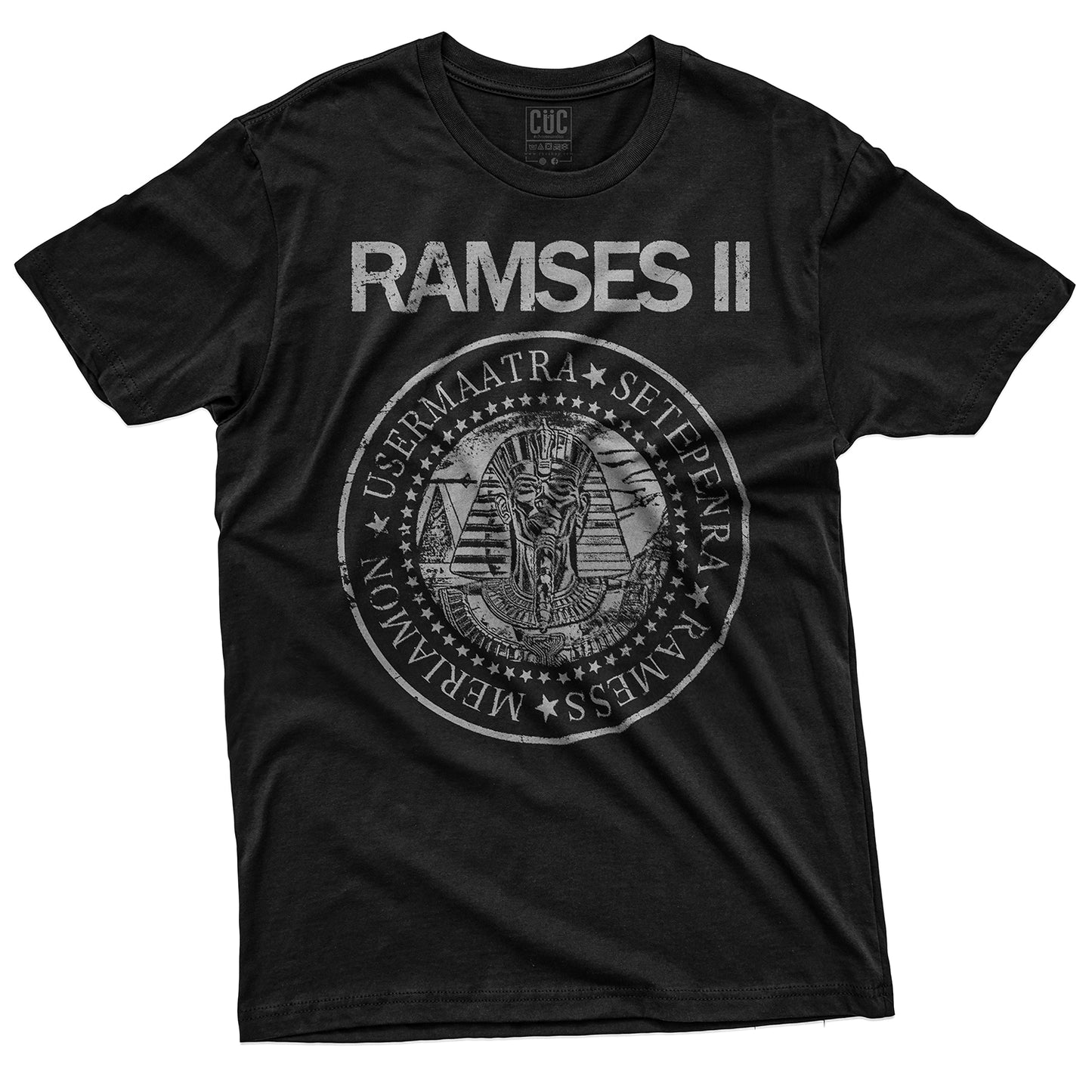 CUC T-Shirt RAMSES II - Ramones - Antico Egitto - Divertente #chooseurcolor