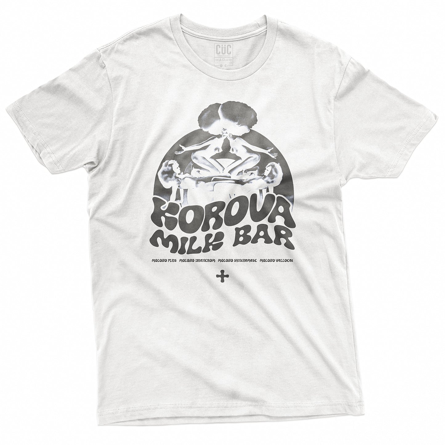 CUC T-Shirt KOROVA MILK BAR - Kubrick - Latte + - Cult Movies #chooseurcolor