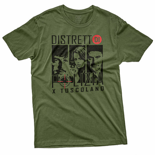 CUC T-Shirt X TUSCOLANO - Distretto di Polizia -  #chooseurcolor