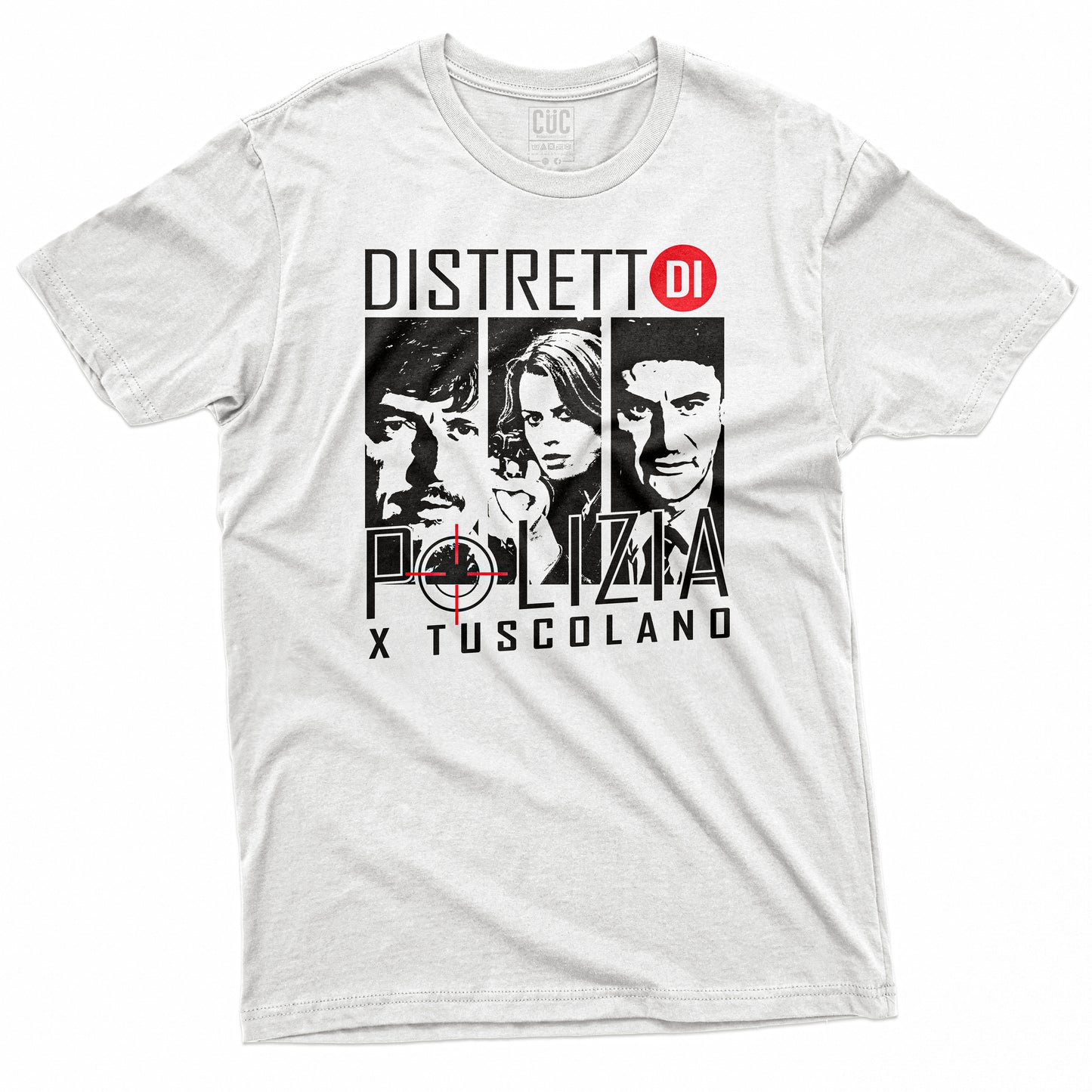 CUC T-Shirt X TUSCOLANO - Distretto di Polizia -  #chooseurcolor