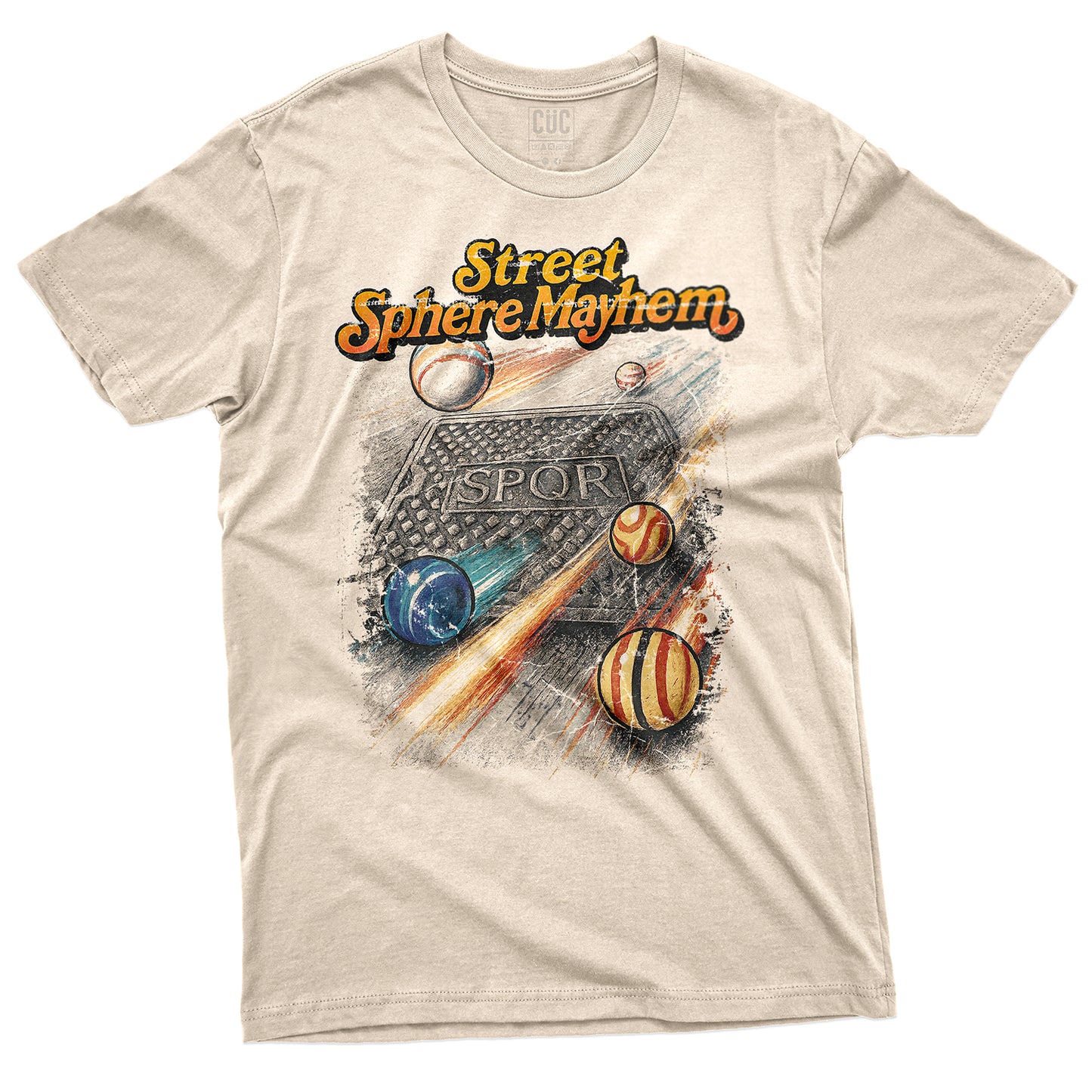 CUC T-Shirt GIOCO DELLE BIGLIE  -  Nostalgia - Giochi di strada  #chooseurcolor